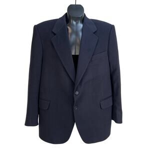 Kilgore French & Stanbury Barneys New York Loro Piana Cashmere Blazer Navy Blue